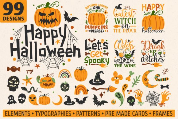 Download Halloween Graphics Bundle SVG, PNG, EPS - Graphic Collection