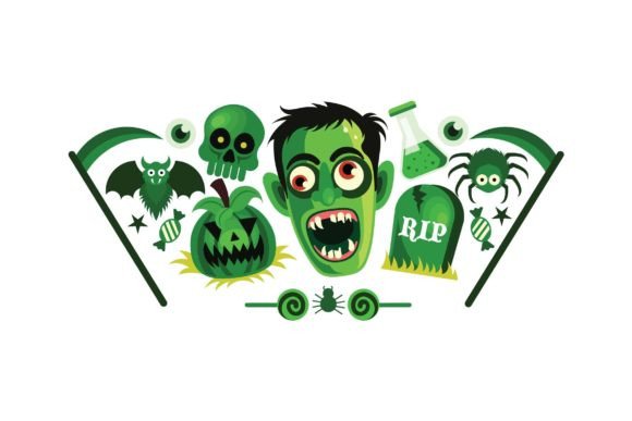 Download Set of Halloween Graphics Vector - Graphic Collection