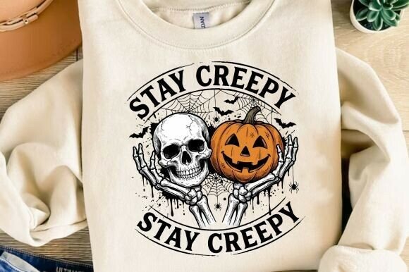 Download Stay Creepy Png, Retro Halloween Png - Halloween png Collection