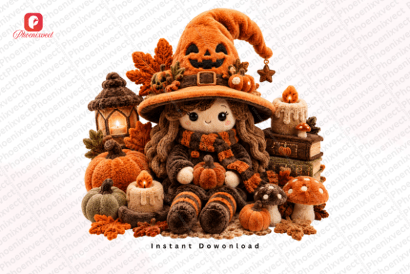 Download Chenille Plush Autumn Fall Halloween PNG - Halloween png Collection