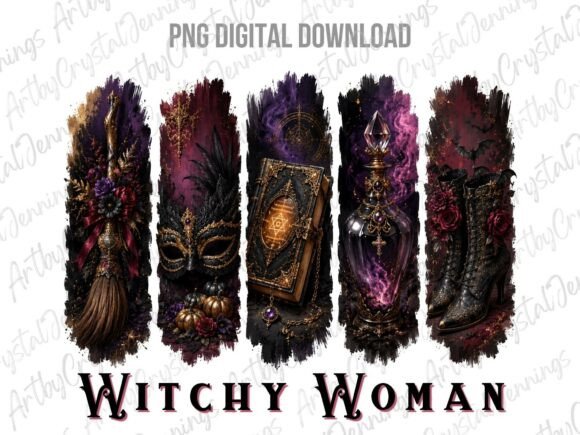 Download Witchy Woman Gothic Halloween PNG - Halloween png Collection