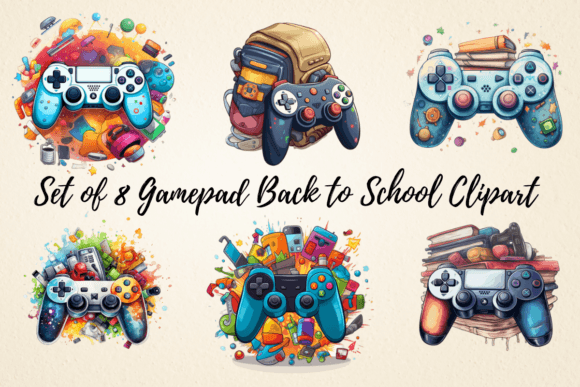 Download Gamepad Back to School Clipart - Gamepad Collection